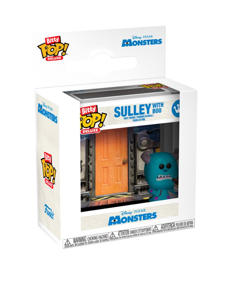 Monsters Inc. - Sulley with Boo and Door Bitty Pop! Deluxe