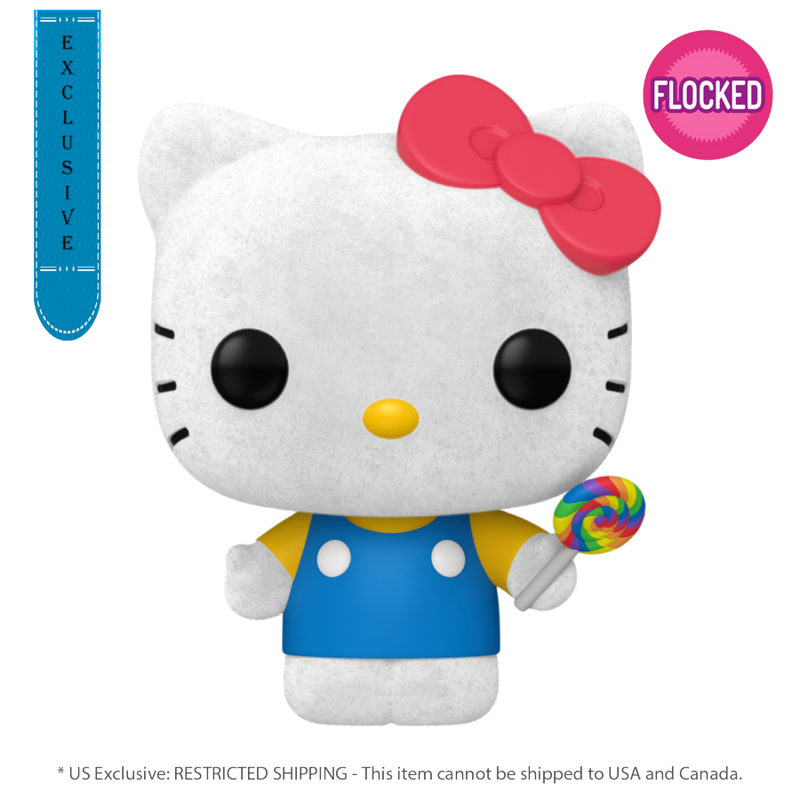 Hello Kitty - Hello Kitty (with Lollipop) Flocked Pop! Vinyl [RS]