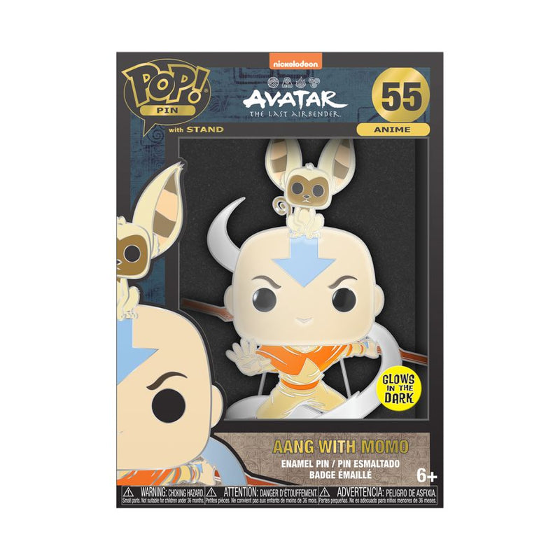 Avatar: the Last Airbender - Aang with Momo 4" Pop! Pin