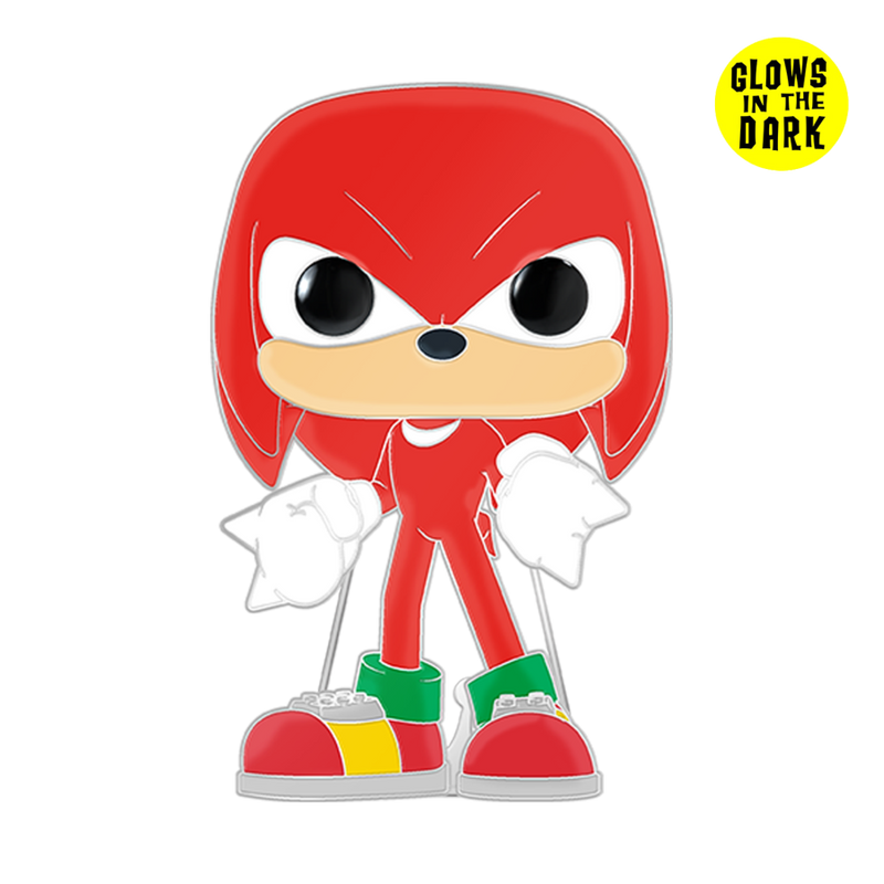 Sonic the Hedgehog - Knuckles Glow Enamel Pop! Pin