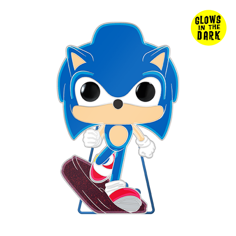 Sonic the Hedgehog - Sonic Glow Enamel Pop! Pin