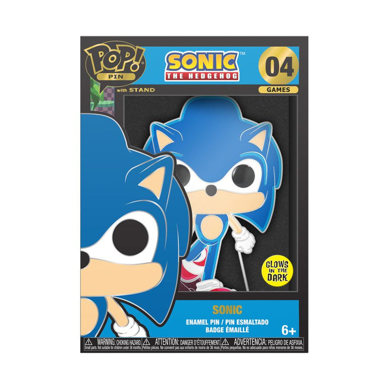 Sonic the Hedgehog - Sonic Glow Enamel Pop! Pin