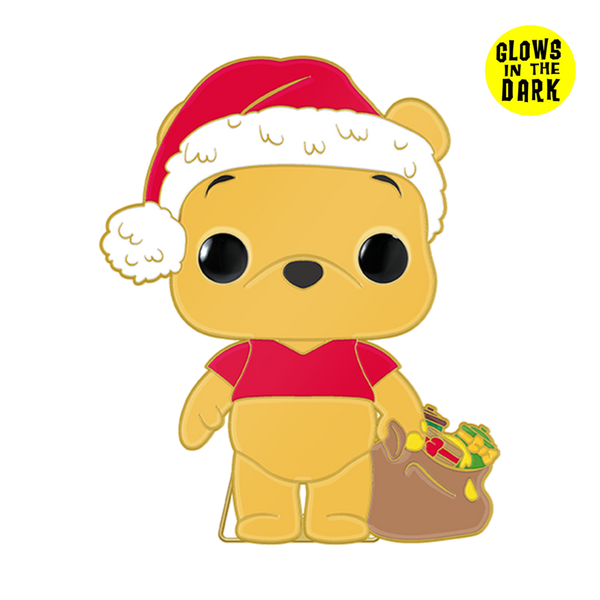 Disney - Winnie the Pooh Holiday Glow Enamel (with chase) Pop! Pin