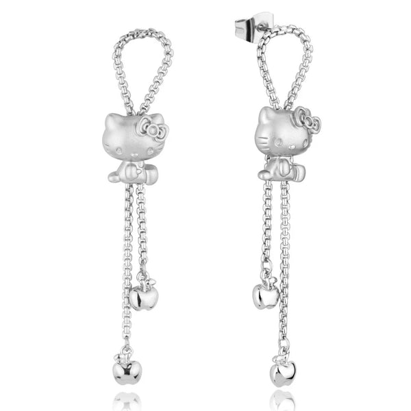 Sanrio - Hello Kitty Drop Earrings (Silver)