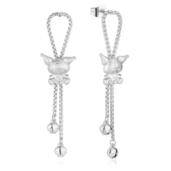 Sanrio - Kuromi Drop Earrings (Silver)