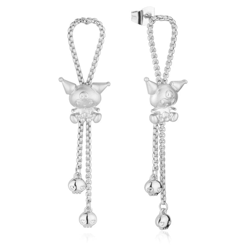 Sanrio - Kuromi Drop Earrings (Silver)