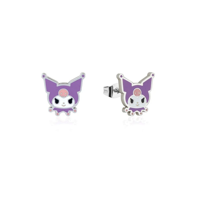 Sanrio - Kuromi Enamel Stud Earrings