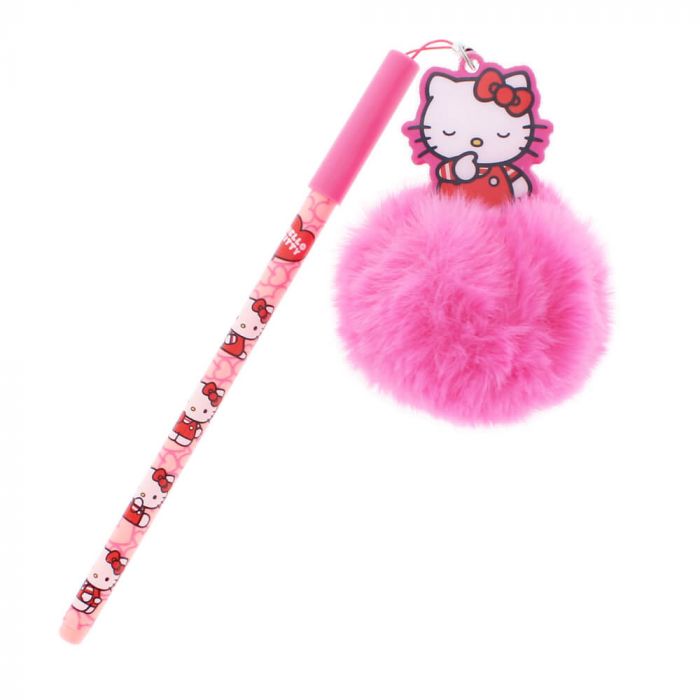 Hello Kitty Hearts & Bows Pom Pens (Assorted Colours)