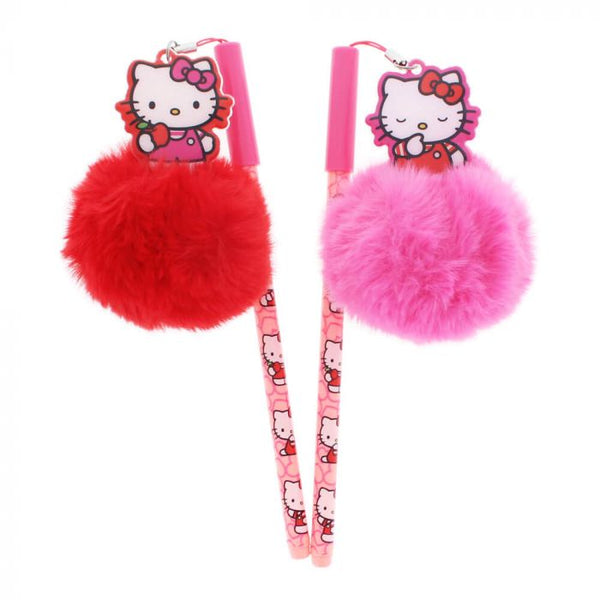 Hello Kitty Hearts & Bows Pom Pens (Assorted Colours)