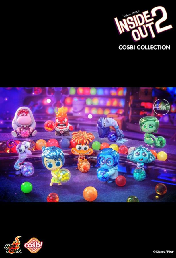 Inside Out 2 - Inside Out 2 Mystery Cosbi Bobble-head Blind Box