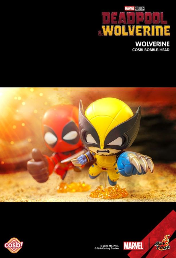 Deadpool vs Wolverine - Deadpool 3 Mystery Cosbi Bobble-head Blind Box