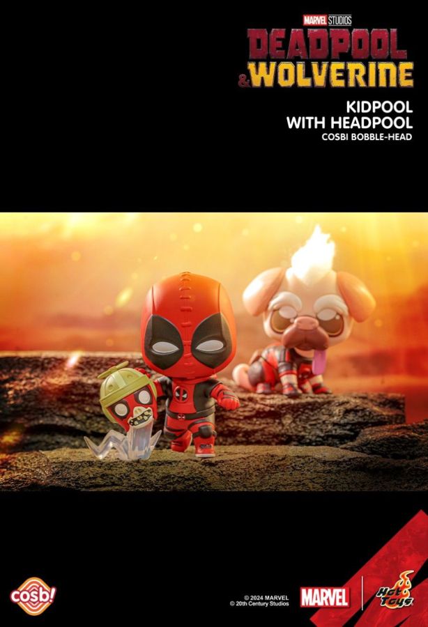 Deadpool vs Wolverine - Deadpool 3 Mystery Cosbi Bobble-head Blind Box