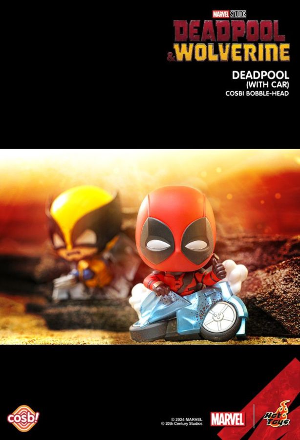 Deadpool vs Wolverine - Deadpool 3 Mystery Cosbi Bobble-head Blind Box