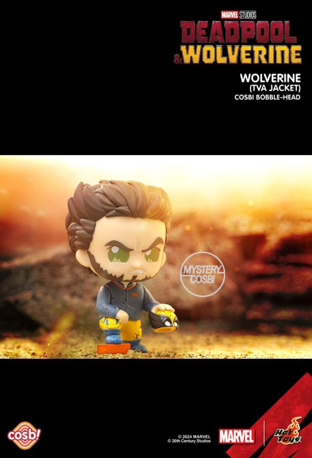 Deadpool vs Wolverine - Deadpool 3 Mystery Cosbi Bobble-head Blind Box