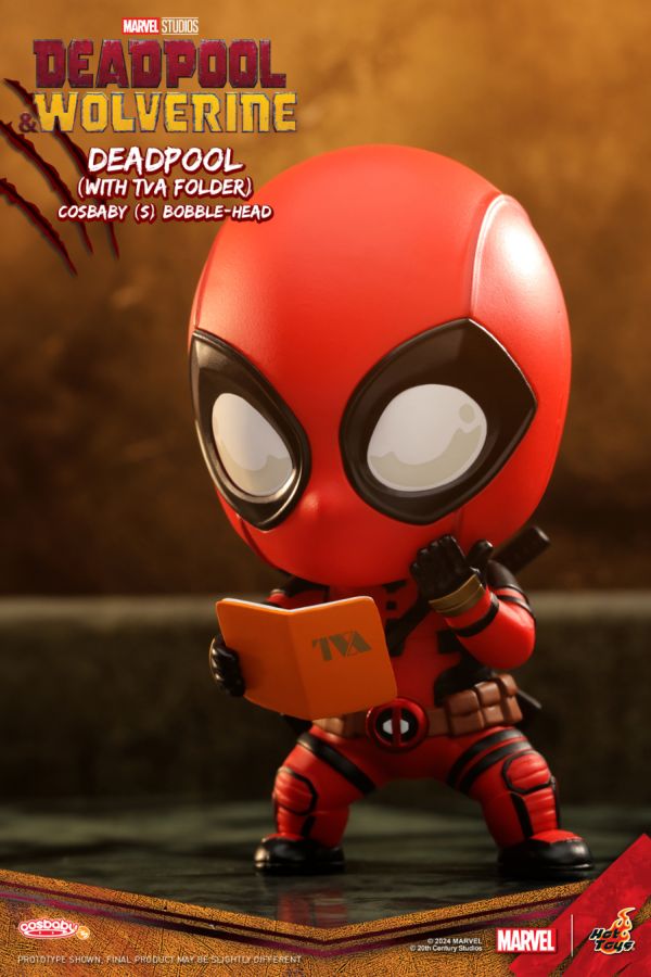 Deadpool & Wolverine - Deadpool with Book Cosbaby