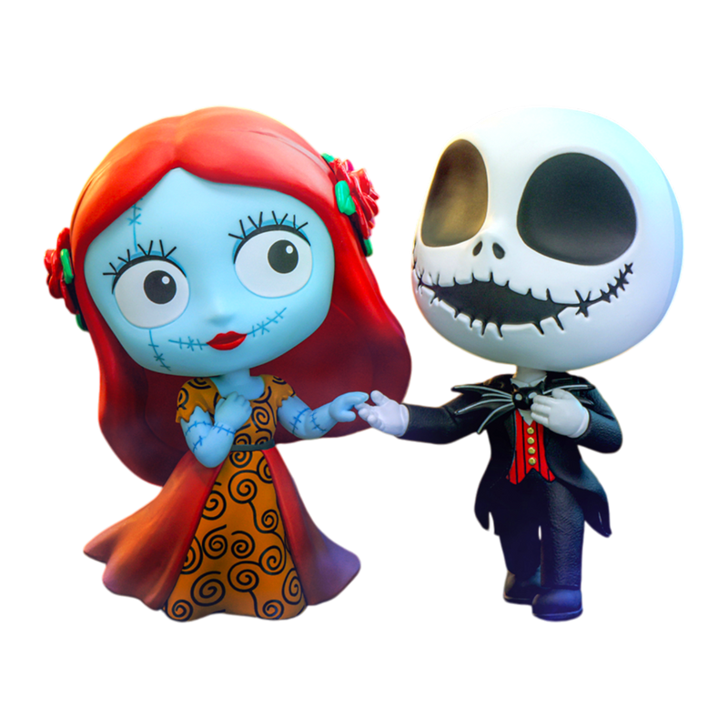 The Nightmare Before Christmas - Jack and Sally Dancing Cosbaby [2 Pack]