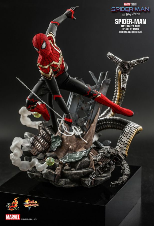 Spider-Man: No Way Home - Spider-Man Integrated Suit Deluxe 1:6 Scale Collectable Action Figure