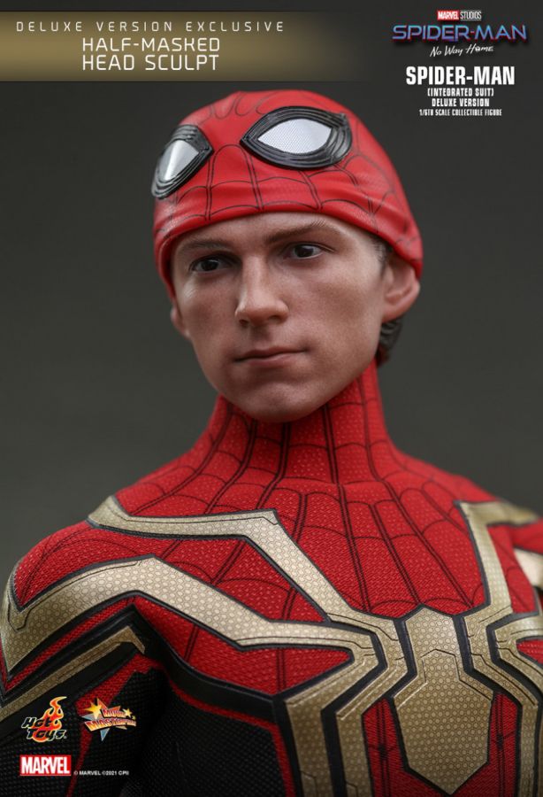 Spider-Man: No Way Home - Spider-Man Integrated Suit Deluxe 1:6 Scale Collectable Action Figure