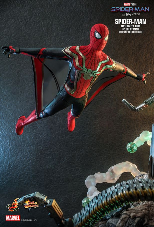 Spider-Man: No Way Home - Spider-Man Integrated Suit Deluxe 1:6 Scale Collectable Action Figure