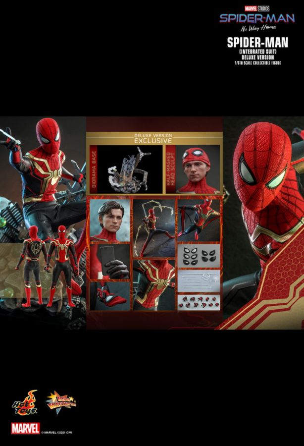 Spider-Man: No Way Home - Spider-Man Integrated Suit Deluxe 1:6 Scale Collectable Action Figure