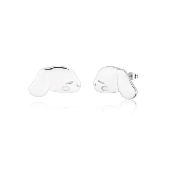 Sanrio - Precious Metal Cinnamoroll Stud Earrings (Silver)