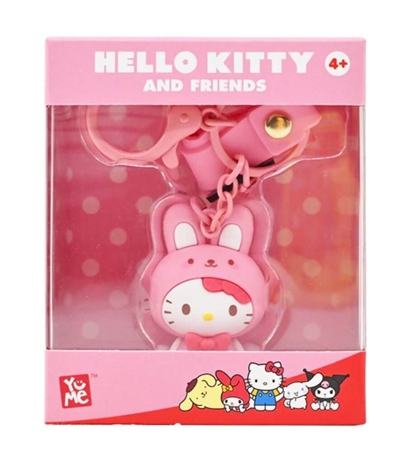 Sanrio - Hello Kitty and Friends Keychain with hand strap - Animals (Window Box)