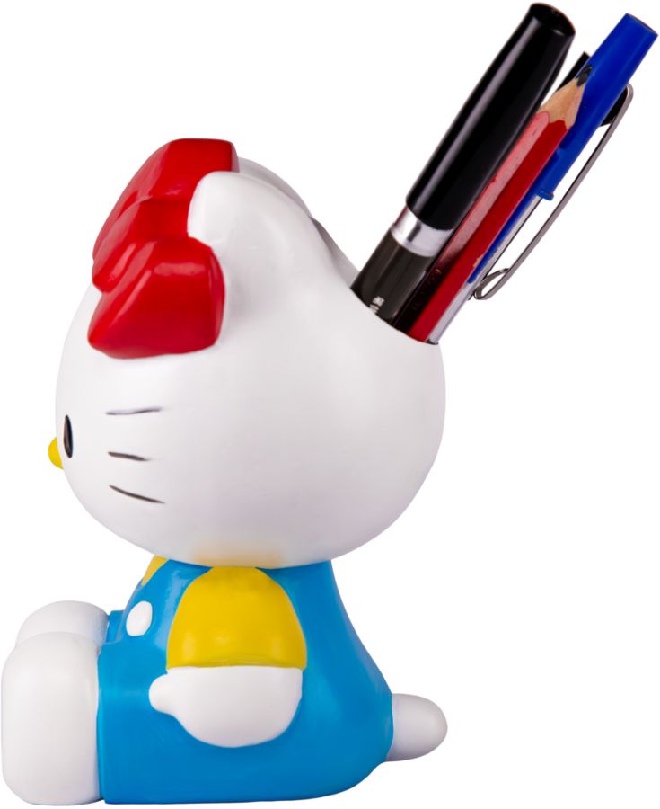 Hello Kitty - Sitting in Blue Overalls Pen Holder