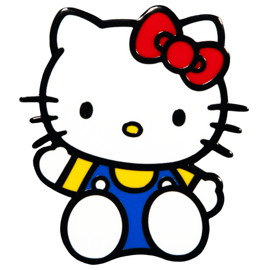 Buy Hello Kitty - #5 Overall Enamel Pin Online Australia — Minitopia