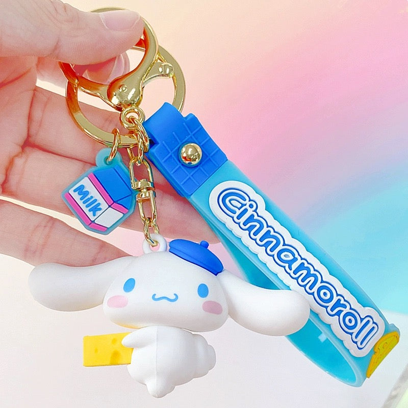 Sanrio - Cinnamoroll Cafe Vinyl Keychain (assorted)