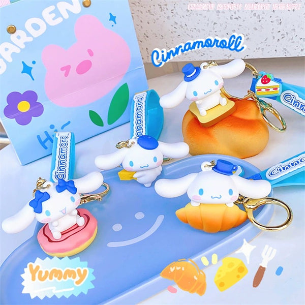 Sanrio - Cinnamoroll Cafe Vinyl Keychain (assorted)