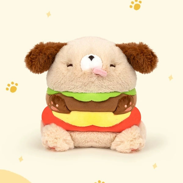 Hamburger Dog 35cm Plush Toy