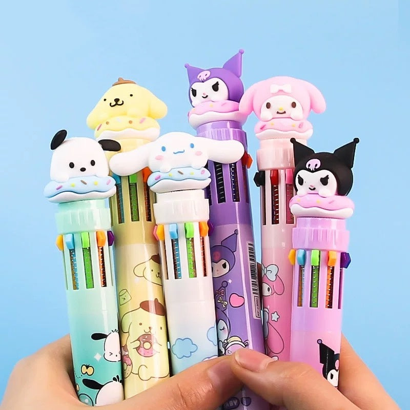 Sanrio Characters - Sweet Baby 10 Colour Pen