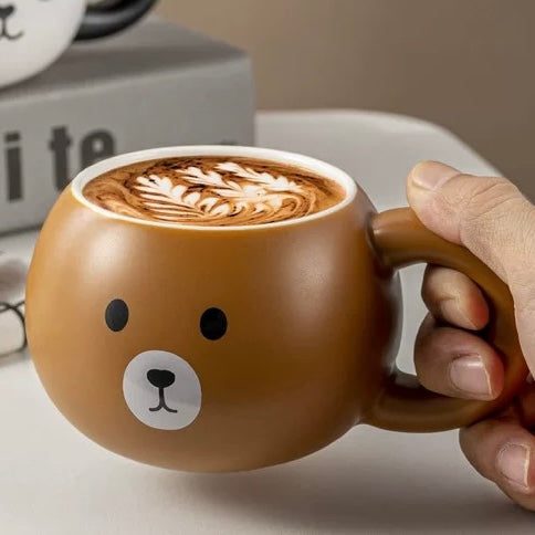 Bear 3D Mug with Lid - 420ml