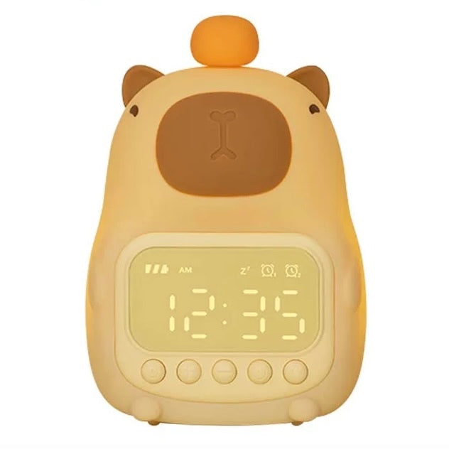 Capybara Alarm Clock with Nightlight