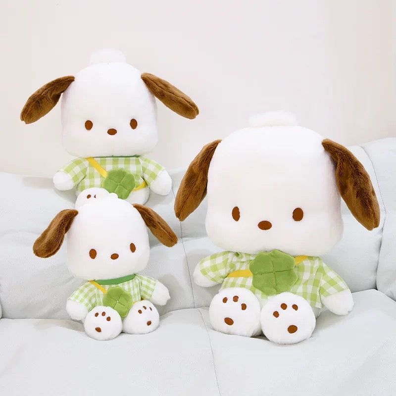 Sanrio - Pochacco 40cm Plush (Green Clover)