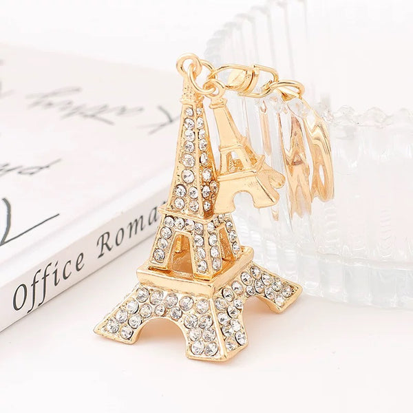 Eiffel Tower Diamante Keychain