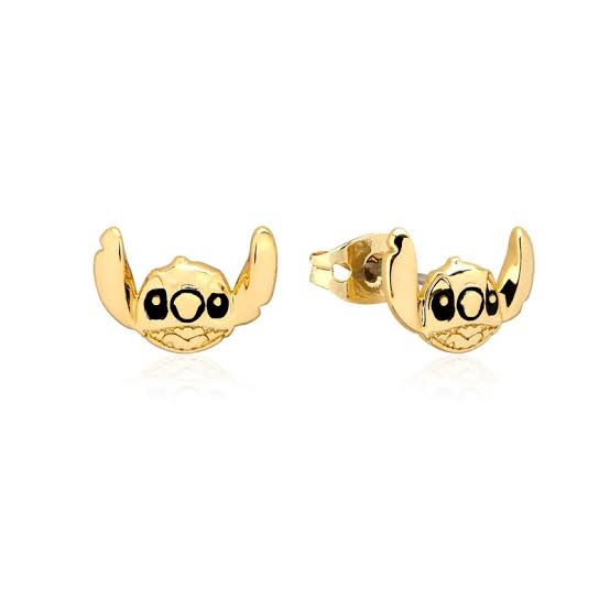 Disney: Lilo and Stitch - Stitch Stud Earrings (Gold)