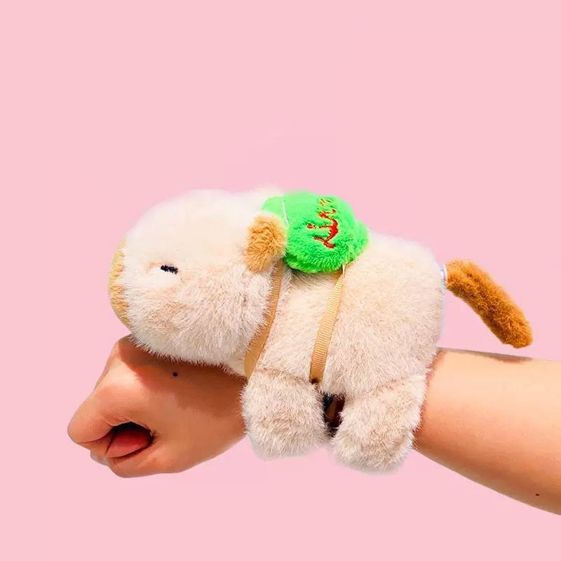 Capybara Wrist Hugger Plush Toy