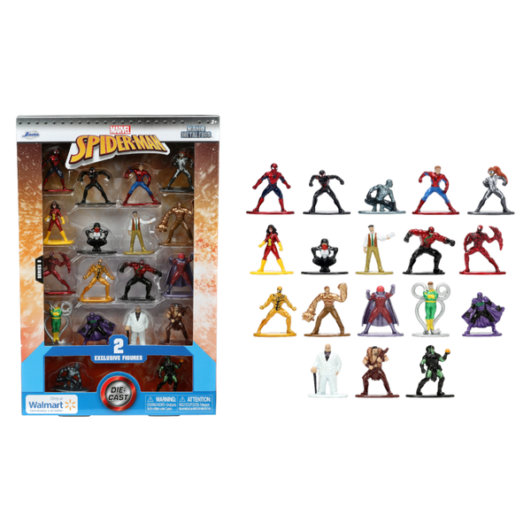 Spider-Man - 60th Anniversary Edition Nano MetalFig 18-Pack Set