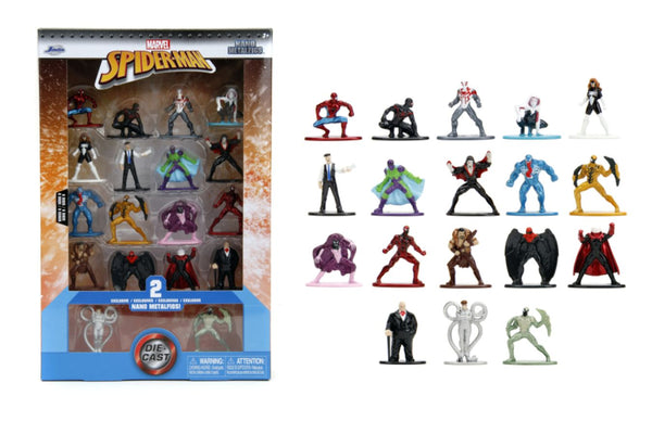 Marvel Comics - Spider-Man Nano MetalFigs [18 Pack]