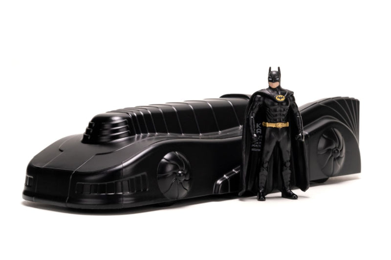 Batman (1989) - Batmobile & Armour with Batman 1:24 Scale Diecast Vehicle Set