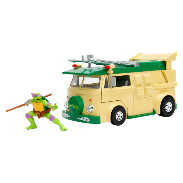 Teenage Mutant Ninja Turtles - HWR Party Wagon with Donatello 1:24 Scale Vehicle