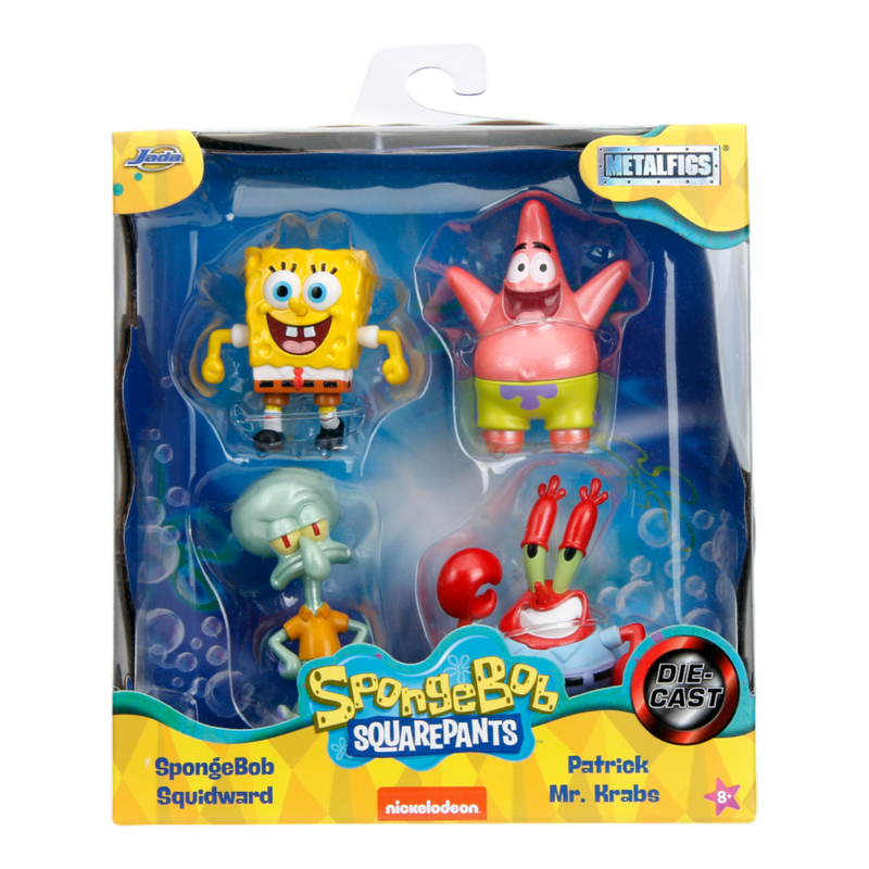 Spongebob Squarepants - 2.5" MetalFigs 4-Pack