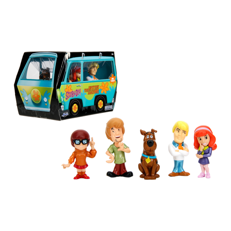 Scooby Doo - Mystery Machine with Scooby Doo Gang 2.5" MetalFigs Figures