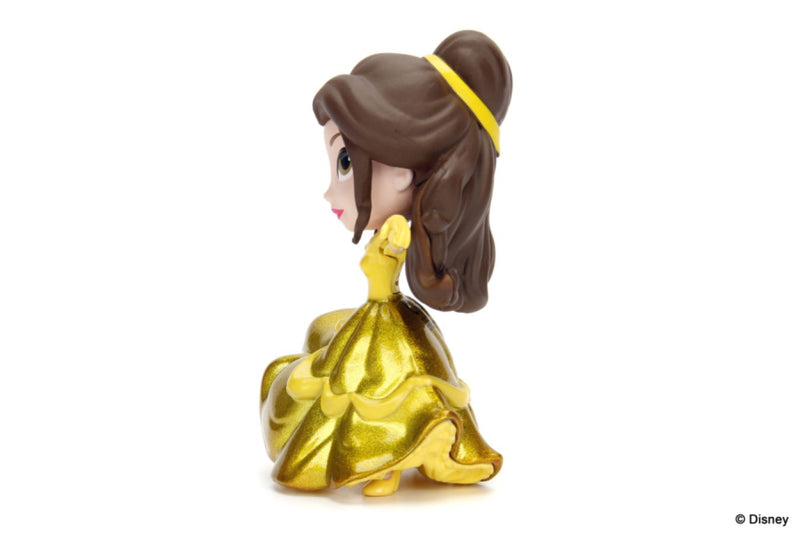 Beauty & the Beast - Belle with Gold Dress 4" Diecast MetalFig