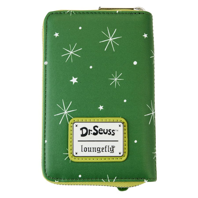 Dr Seuss - Dr. Seuss Santa Grinch and Max Zip-Around Wallet Purse