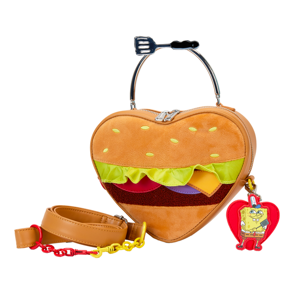 Spongebob - Krabby Patty Plush Crossbody Bag