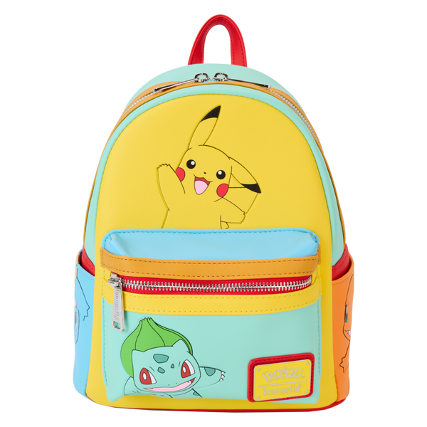 Pokemon - Starters Colour Block Mini Backpack