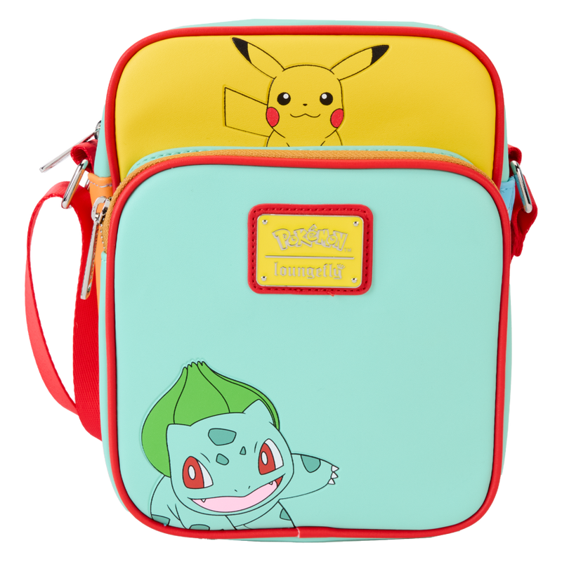 Pokemon - Starters Colour Block Crossbody Bag