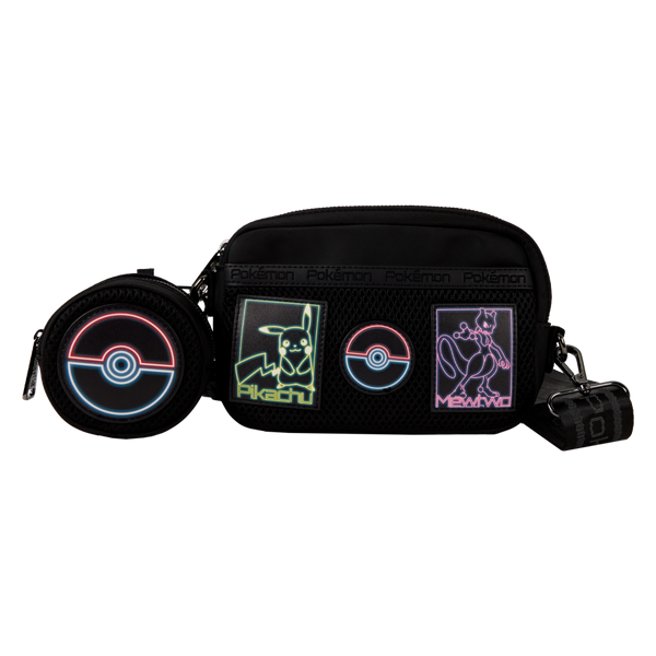 Pokemon - Neon Sign Sling Bag and Coin Purse Set